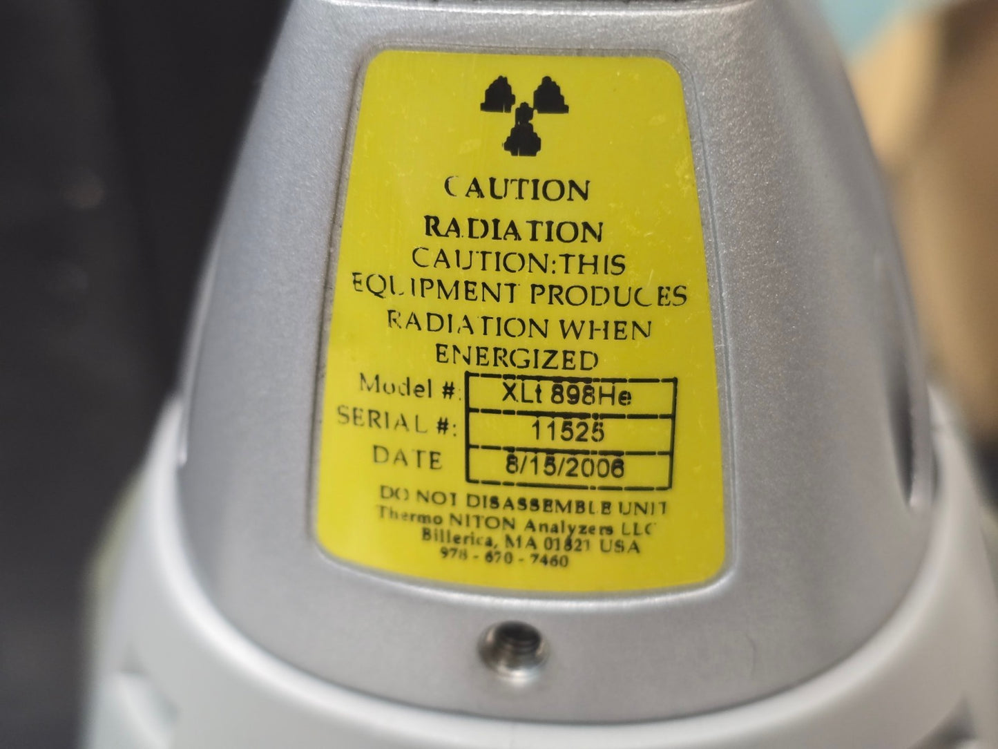 Thermo Scientific Niton XLT898 XRF Analyzer – Handheld Metal Alloy Analyzer XLT Series Tested Working