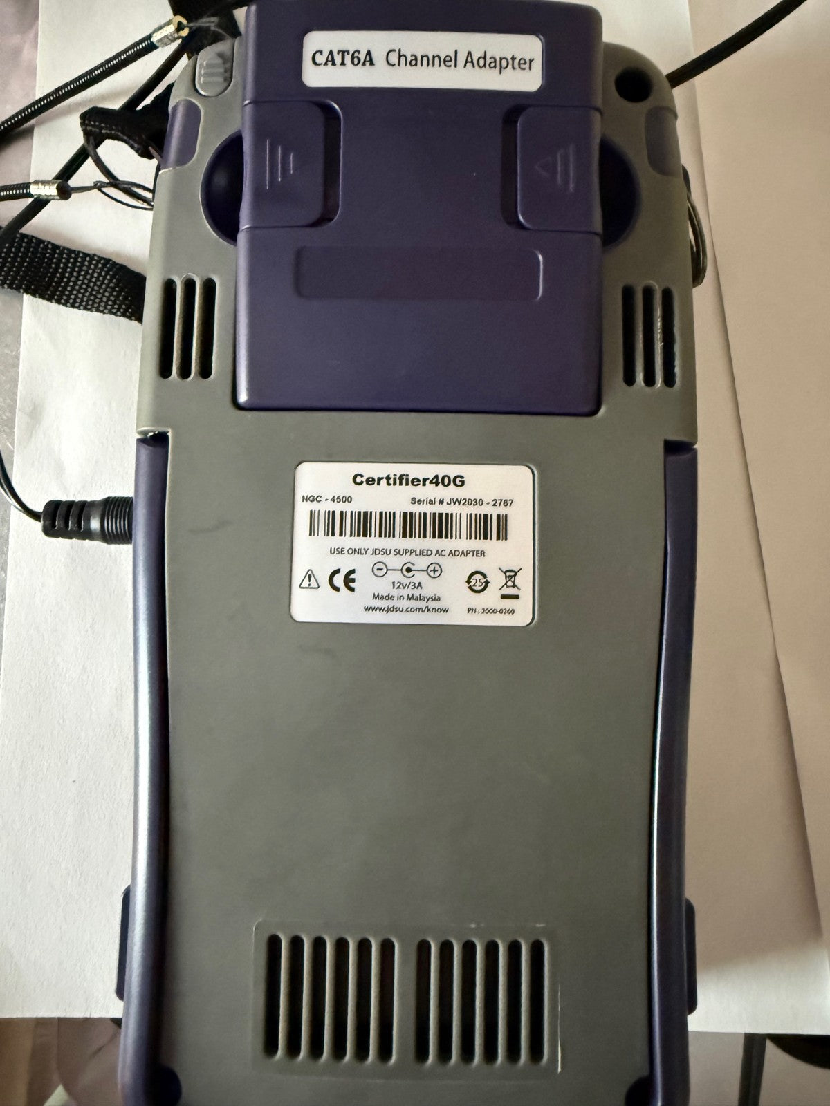 Viavi JDSU Certifier 40G NGC-4500-FA/NA Copper Cable Analyzer Cat6A Cat7 (Copy)