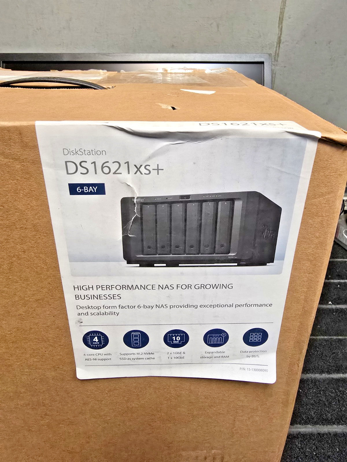 Synology DS1621xs+ 6-Bay NAS Storage System Intel Xeon Quad-Core Brand New...