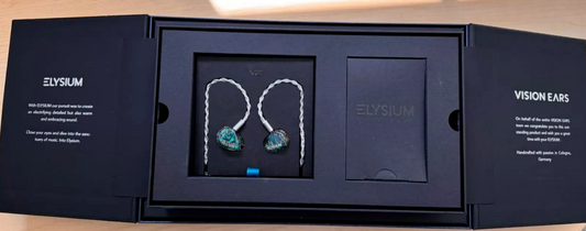 Vision Ears Elysium  ELYSIUM In Ear Monitors IEM Headphones EXCELLENT CONDITION!