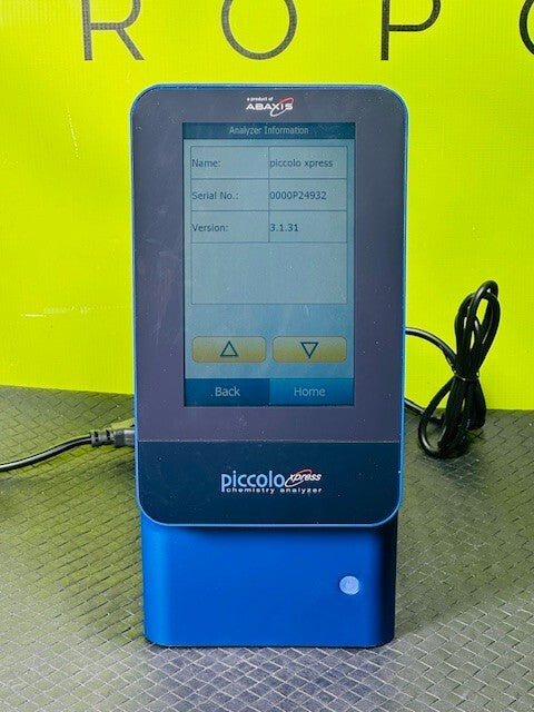 Abaxis Piccolo Xpress Chemistry Analyzer – Portable Clinical Blood Analyzer – 3.1.31