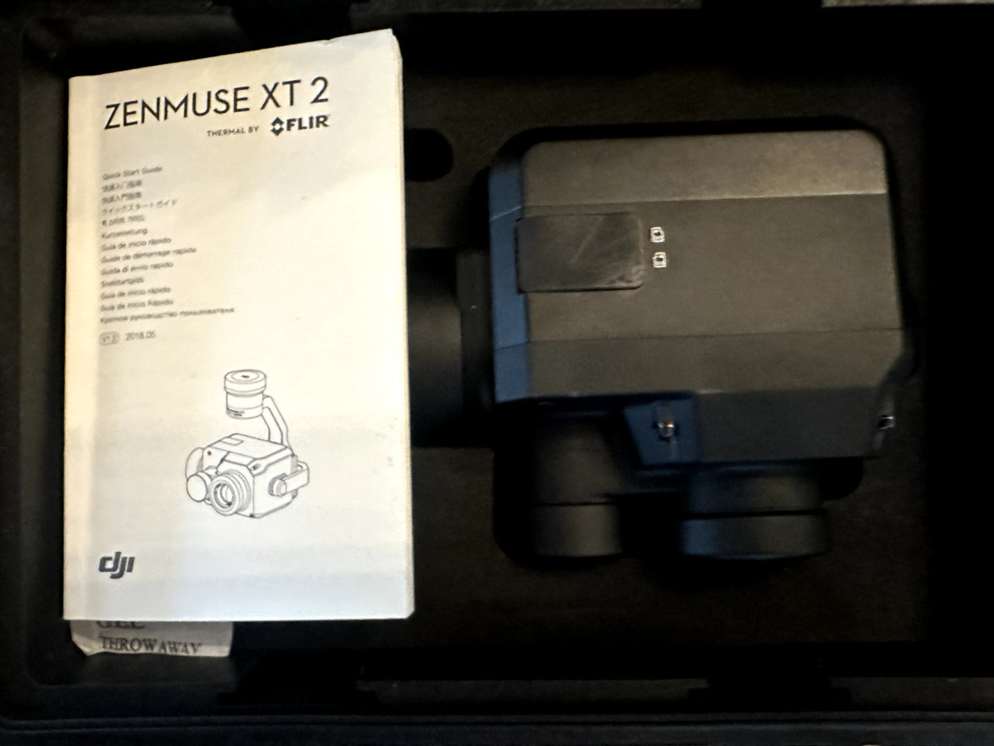 DJI Zenmuse XT2 19mm Thermal Imaging Camera – Dual 4K Visual & IR Sensor for Matrice Series w/ acc...