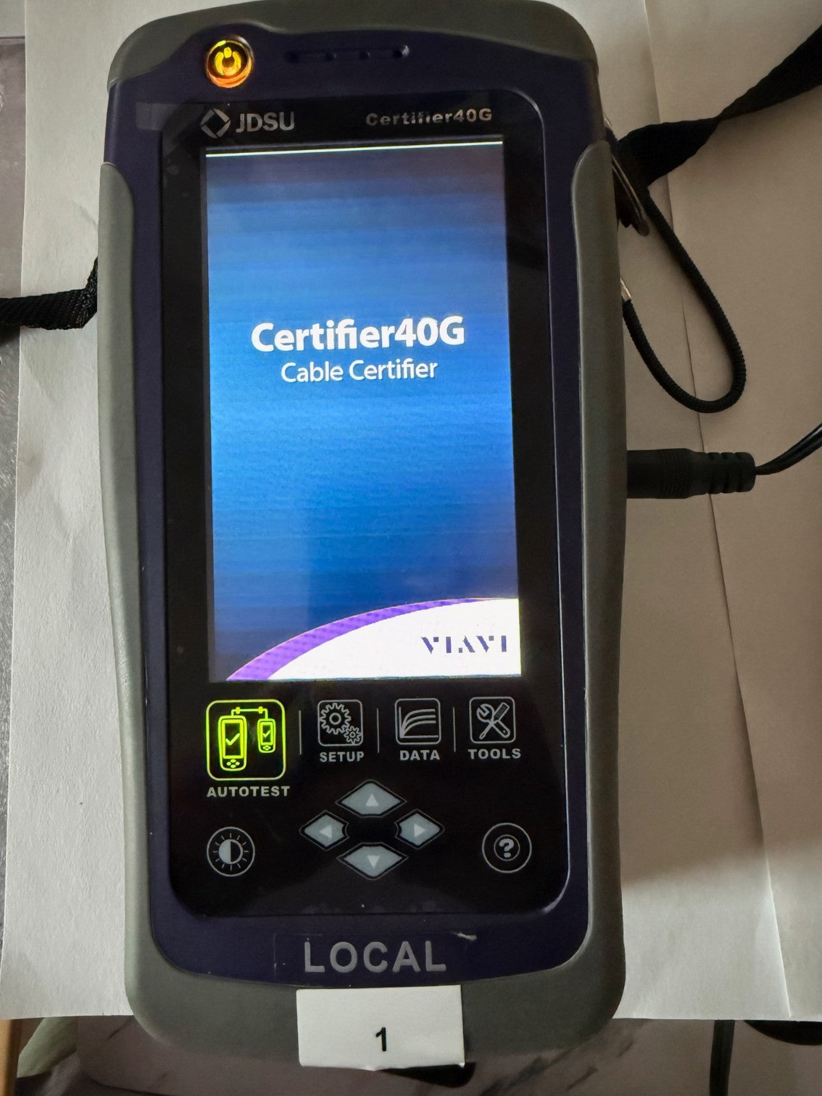 Viavi JDSU Certifier 40G NGC-4500-FA/NA Copper Cable Analyzer Cat6A Cat7 (Copy)