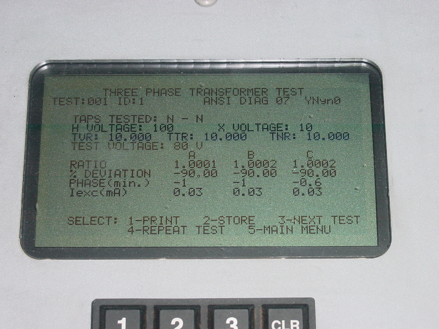 Megger TTR310 Transformer Turns Ratio Tester Electrical Power Testing Work...
