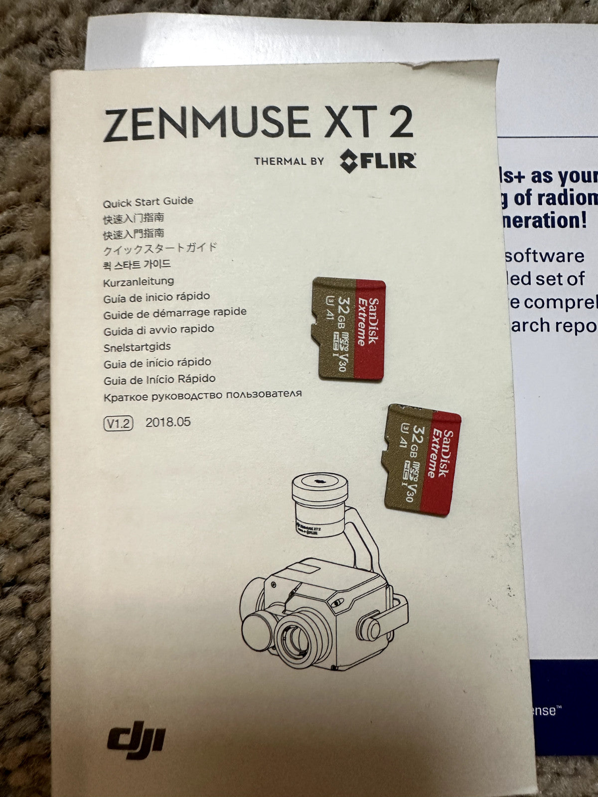 DJI Zenmuse XT2 19mm Thermal Imaging Camera – Dual 4K Visual & IR Sensor for Matrice Series w/ acc...